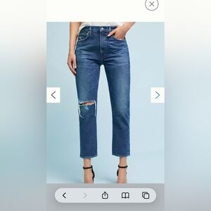 Citizens Of Humanity Blue Straight Leg Jeans